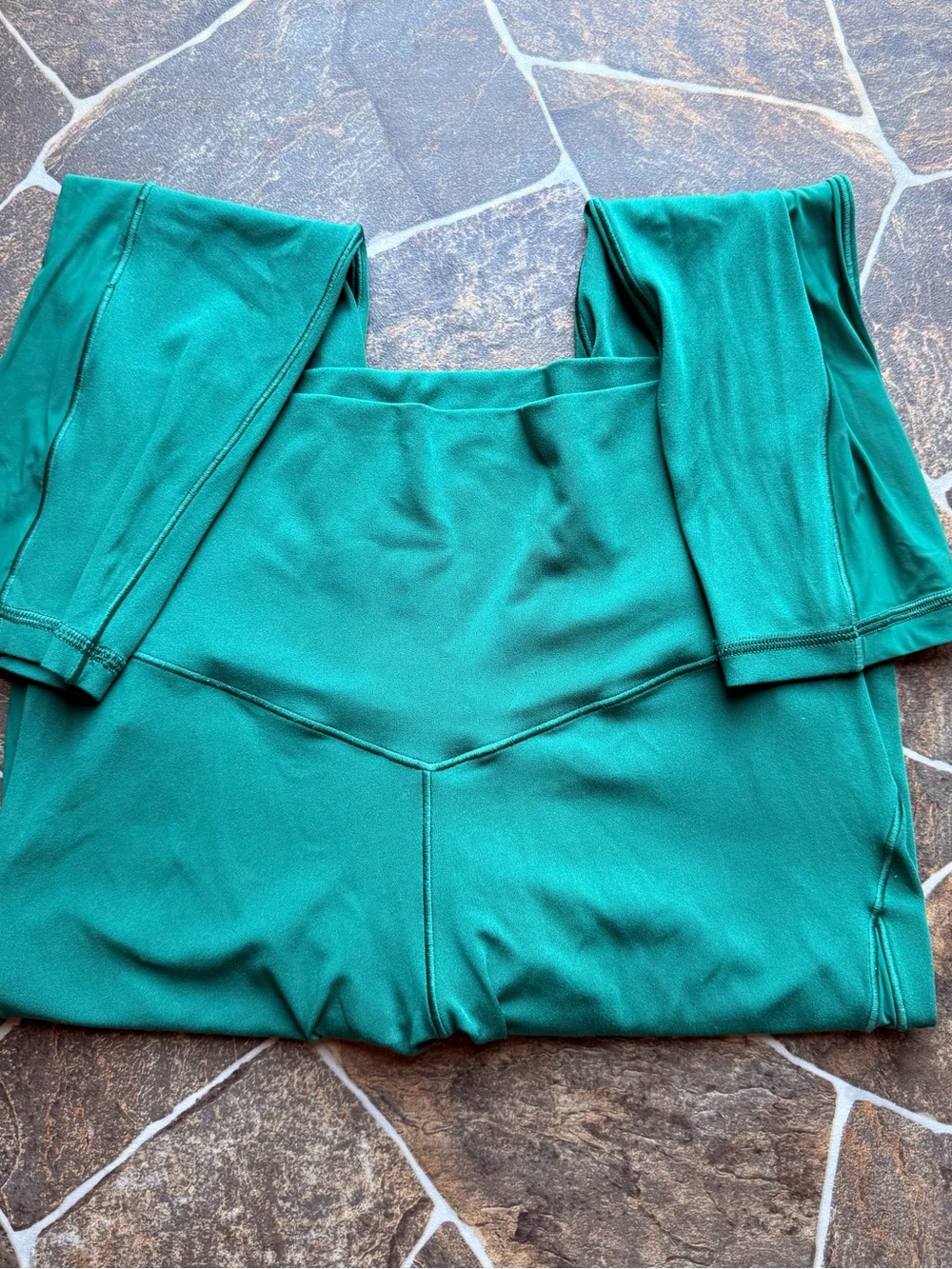 aerie High-Waist Seamed Leggings - Teal Green